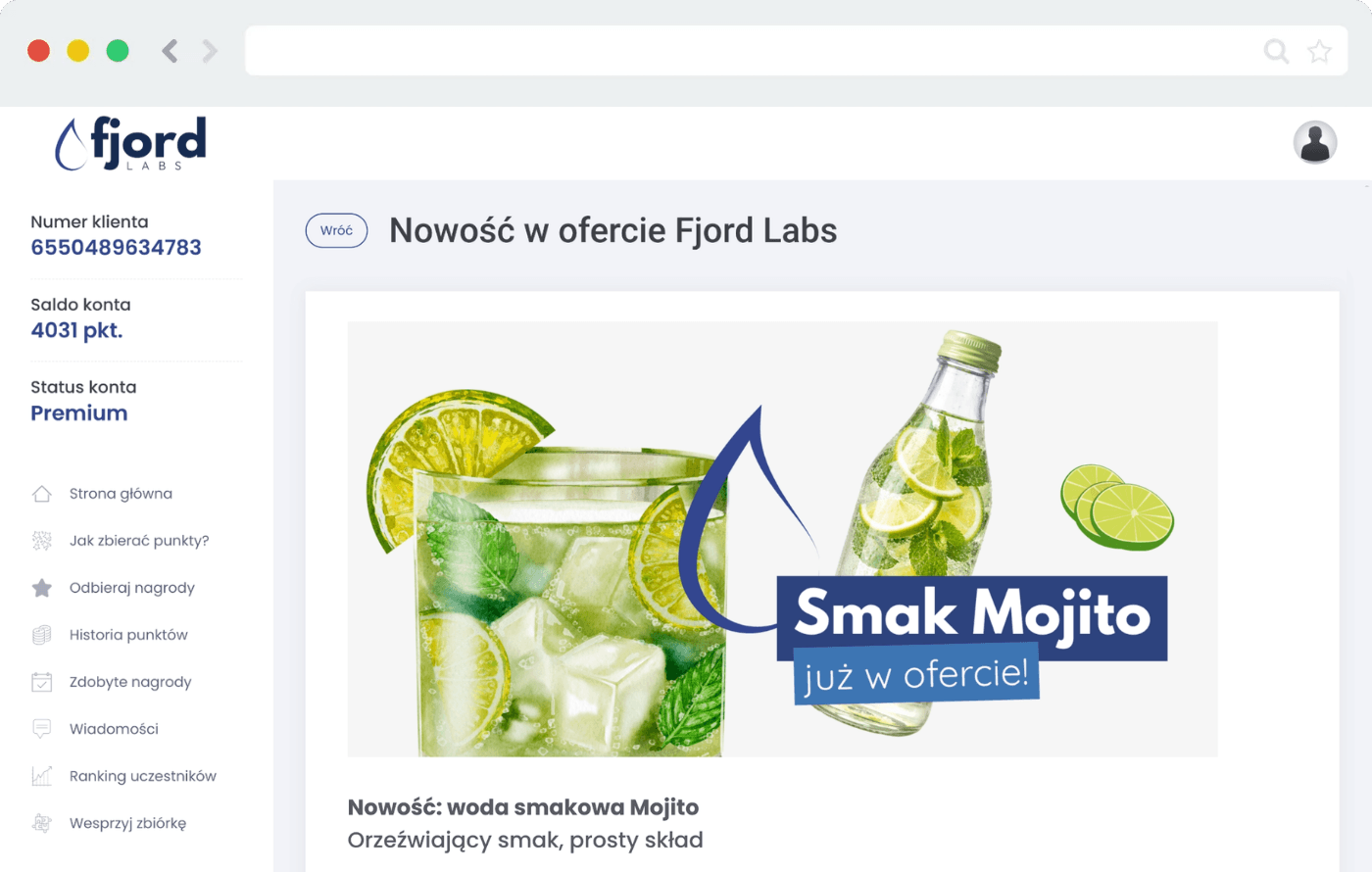 content w panelu uczestnika
