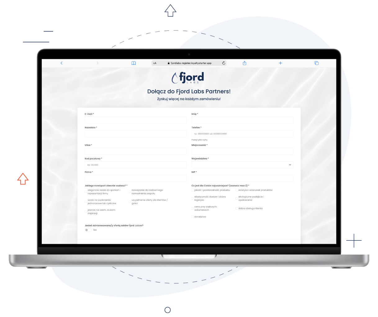 formularz rejestracyjny online