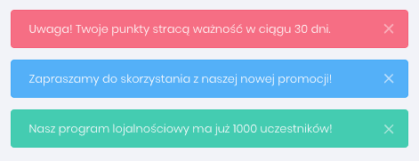 Grafika przedstawiająca komunikaty w module klienta.