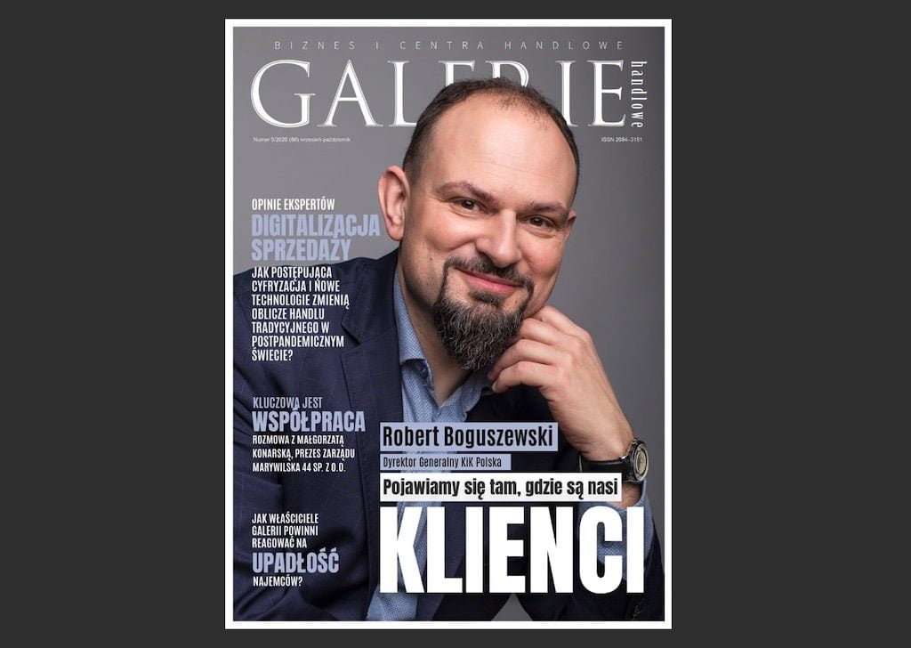 Okładka magazynu Galerie Handlowe - wrzesień 2020