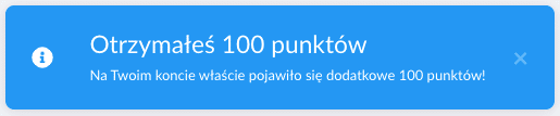 Przykład powiadomienia PUSH