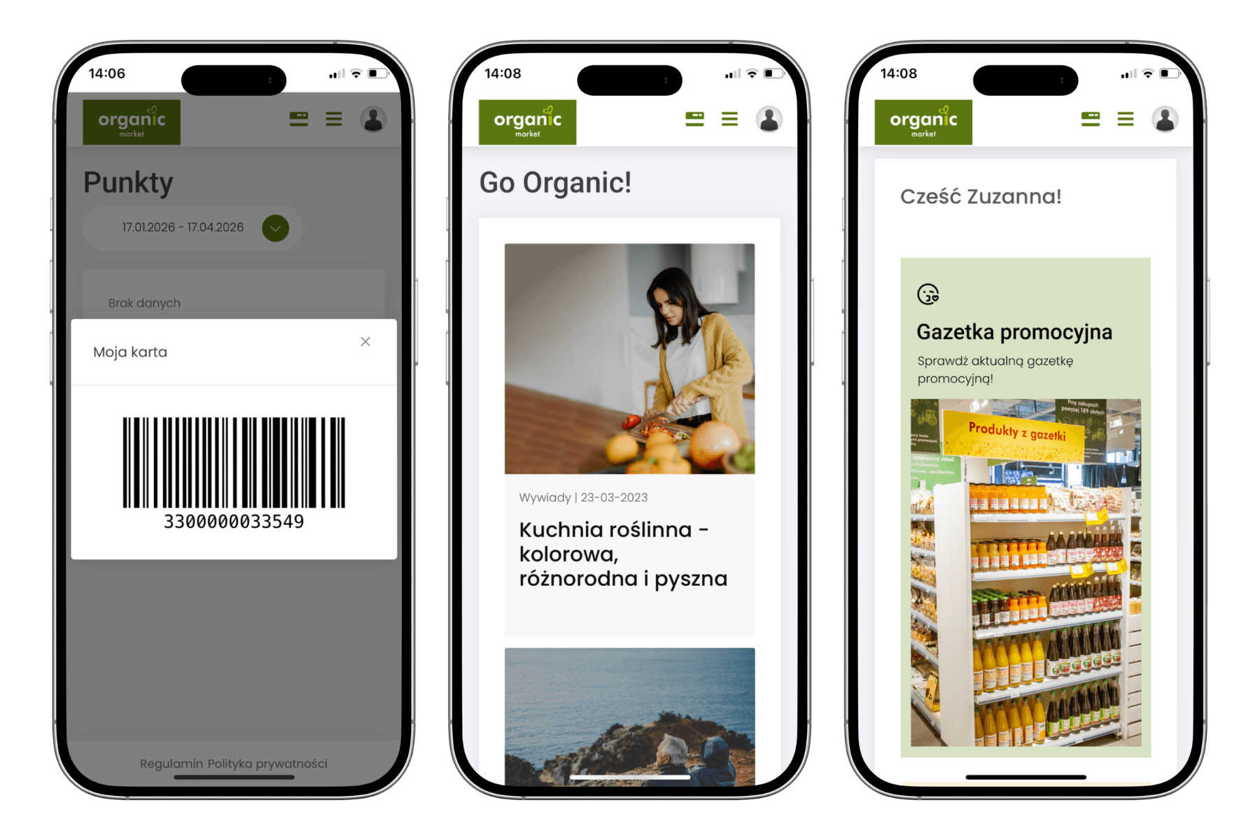 aplikacja lojalnościowa w sklepie spożywczym