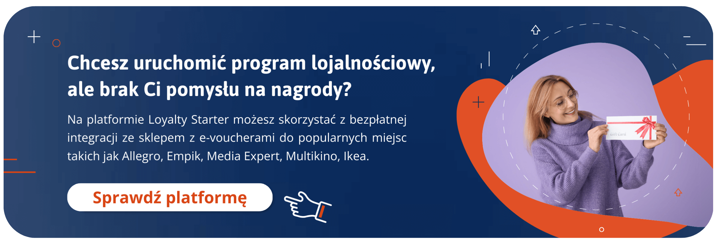 Integracja ze sklepem z e-voucherami w Loyalty Starter baner