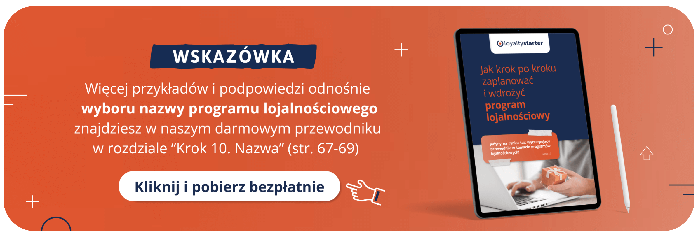 Nazwa programu lojalnościowego podpowiedzi baner