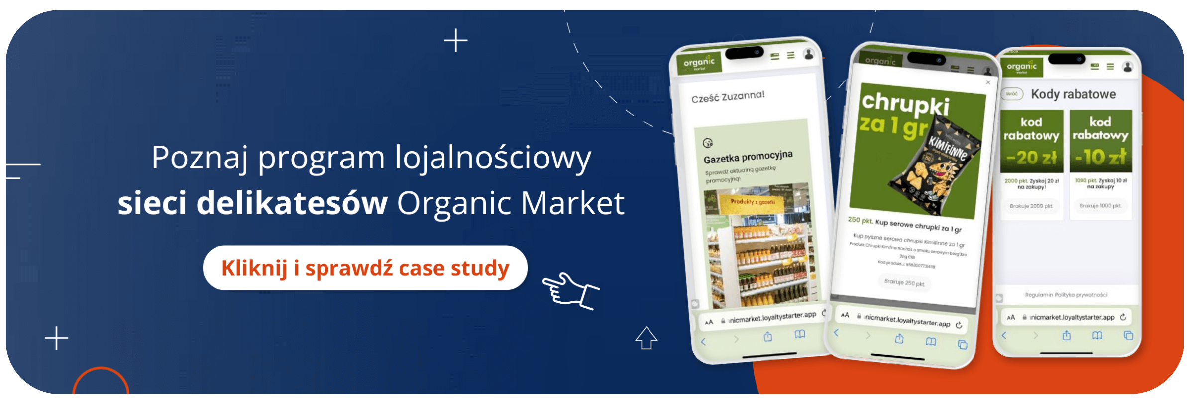 Program lojalnościowy w sklepie detalicznym spożywczym – baner do case study