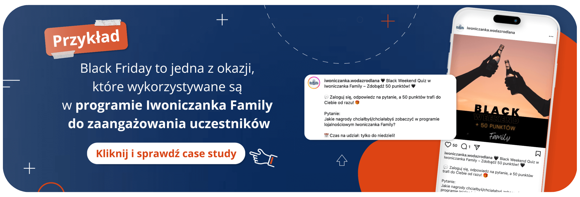 Black Friday w programie lojalnościowym Iwoniczanka Family case study baner