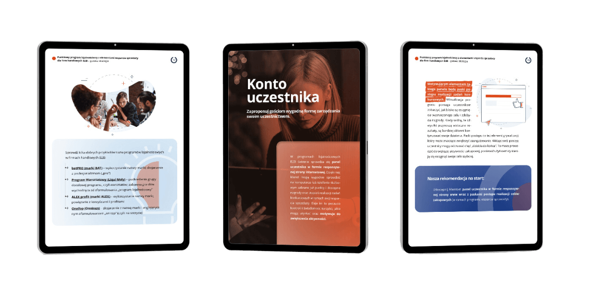 Zawartość Ebook - Program lojalnościowy dla firm handlowych B2B