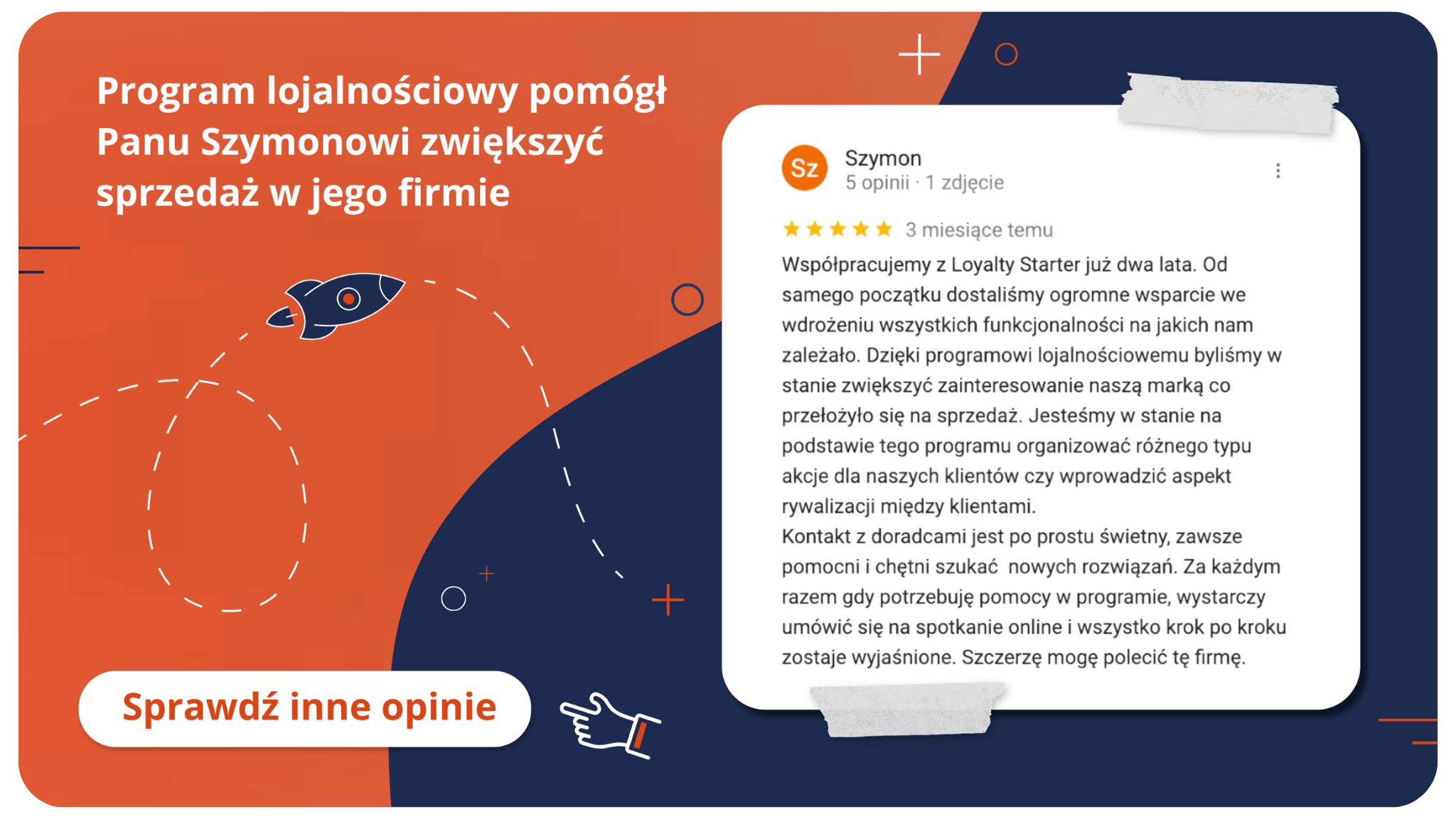 Co daje program lojalnościowy – opinia Pana Szymona o współpracy z Loyalty Starter