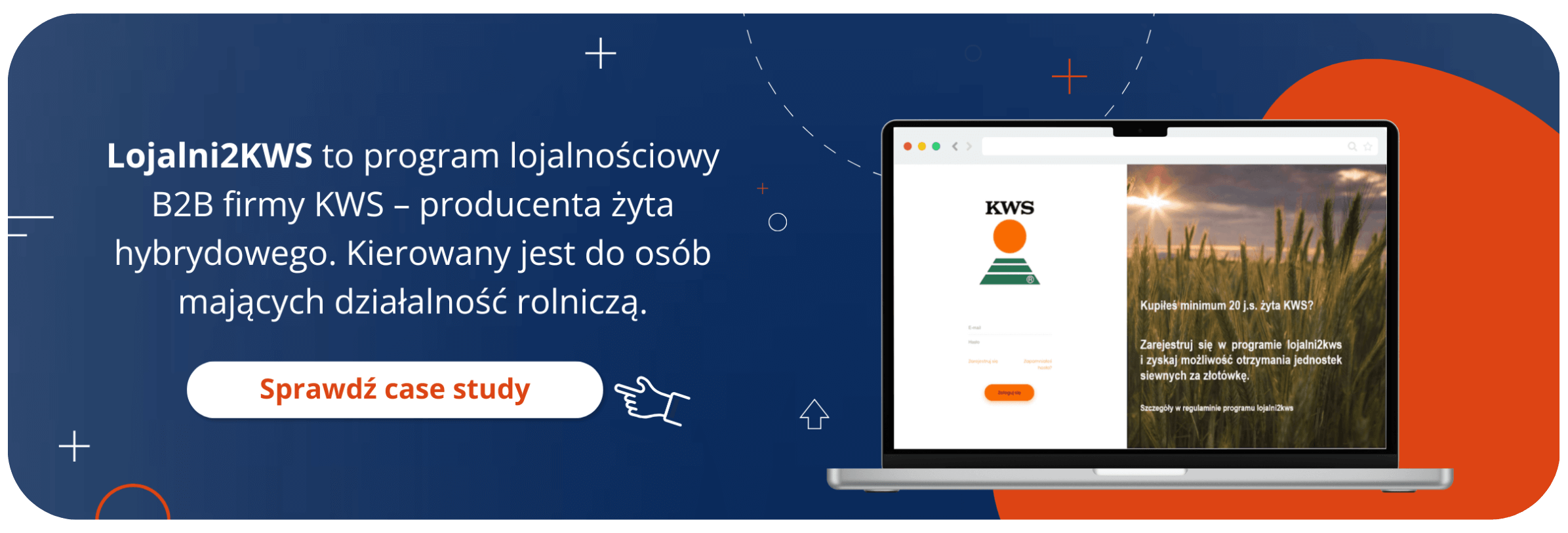 Program lojalnościowy w handlu B2B w branży rolniczej – baner z case study