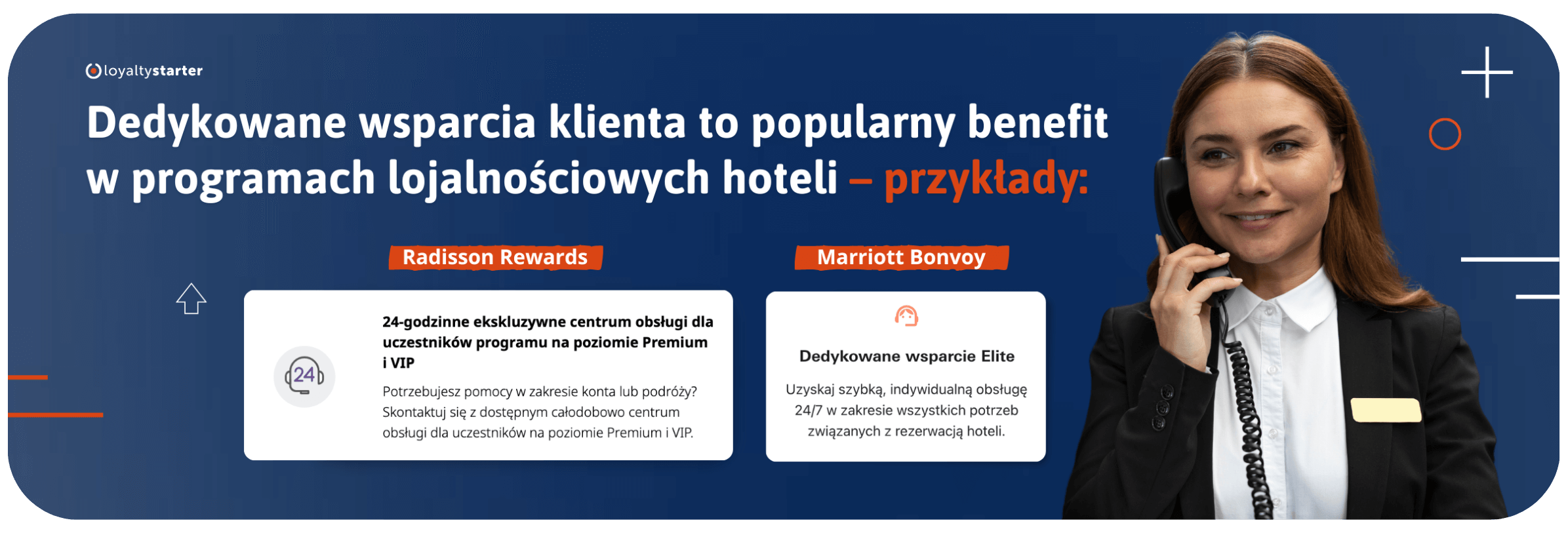 Dedykowane wsparcia klienta jako benefit programów lojalnościowych – infografika