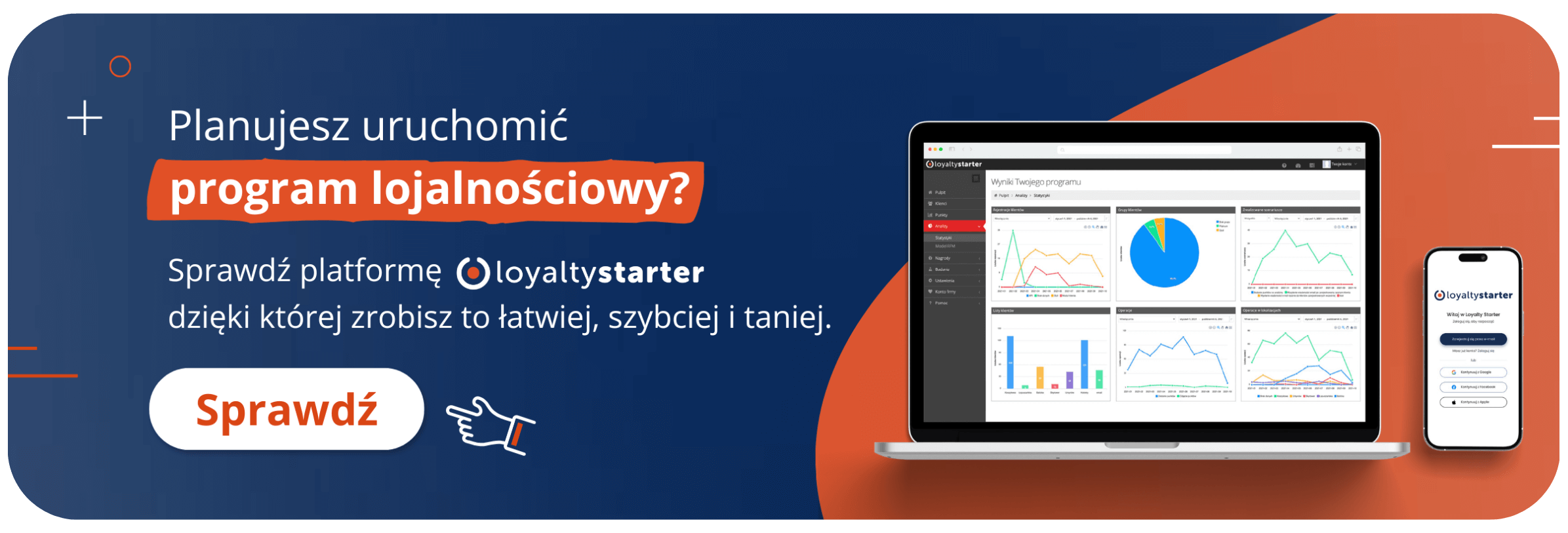łatwiejsza obsługa programów lojalnościowych dzięki platformie Loyalty Starter baner