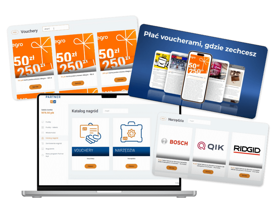 katalog nagród w programie lojalnościowy Partner IK.PL