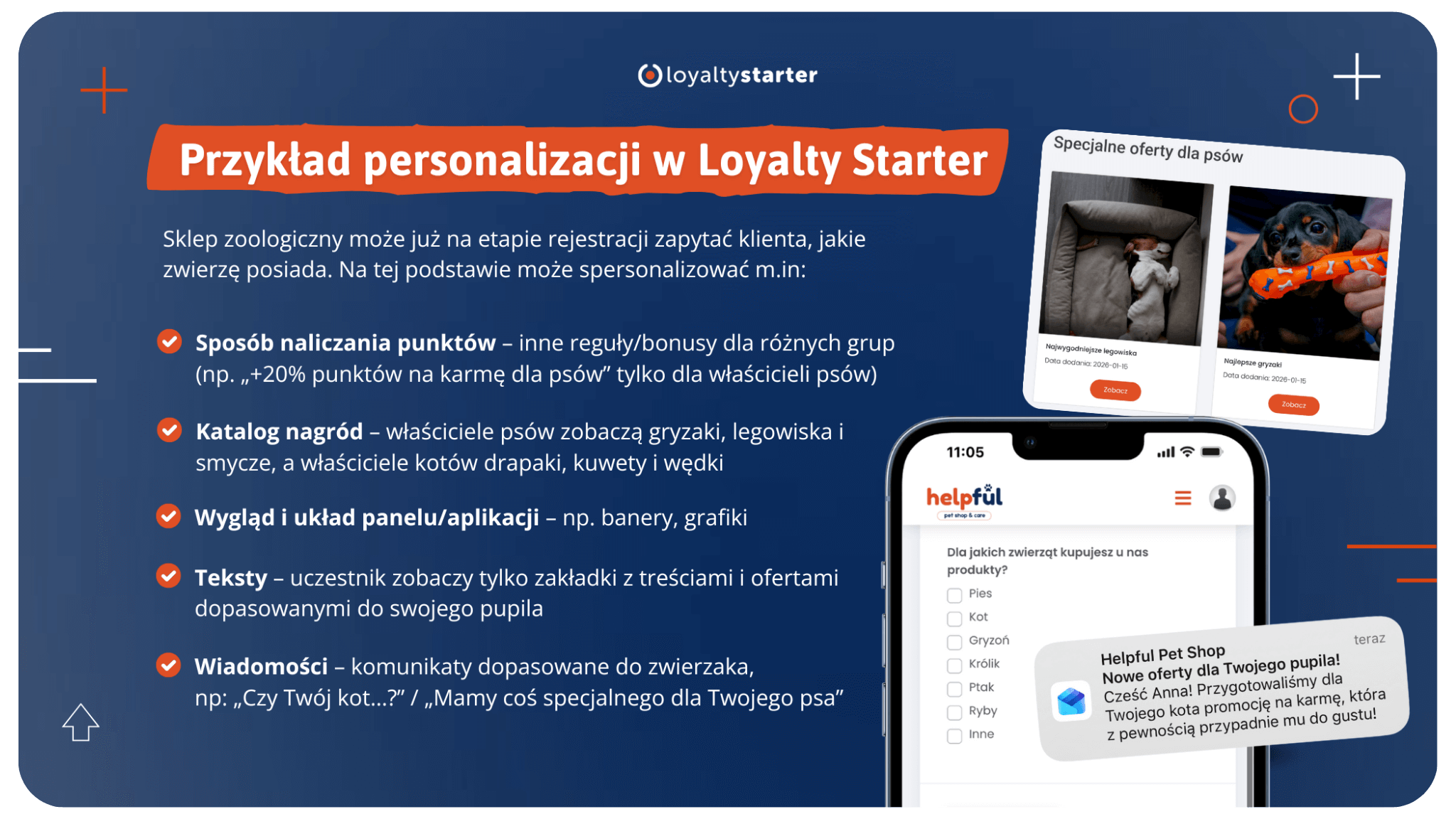 personalizacja w programie lojalnościowym w Loyalty Starter