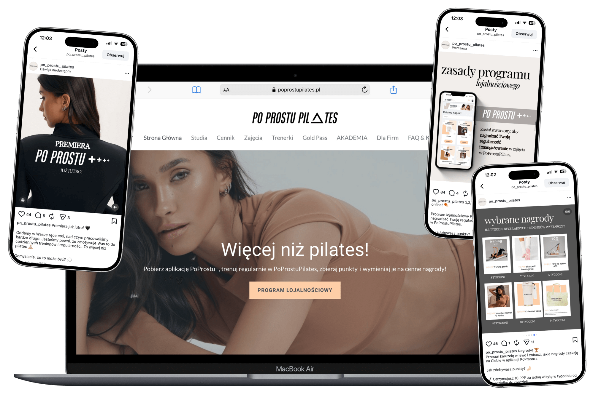 promocja programu lojalnościowego poprostupilates