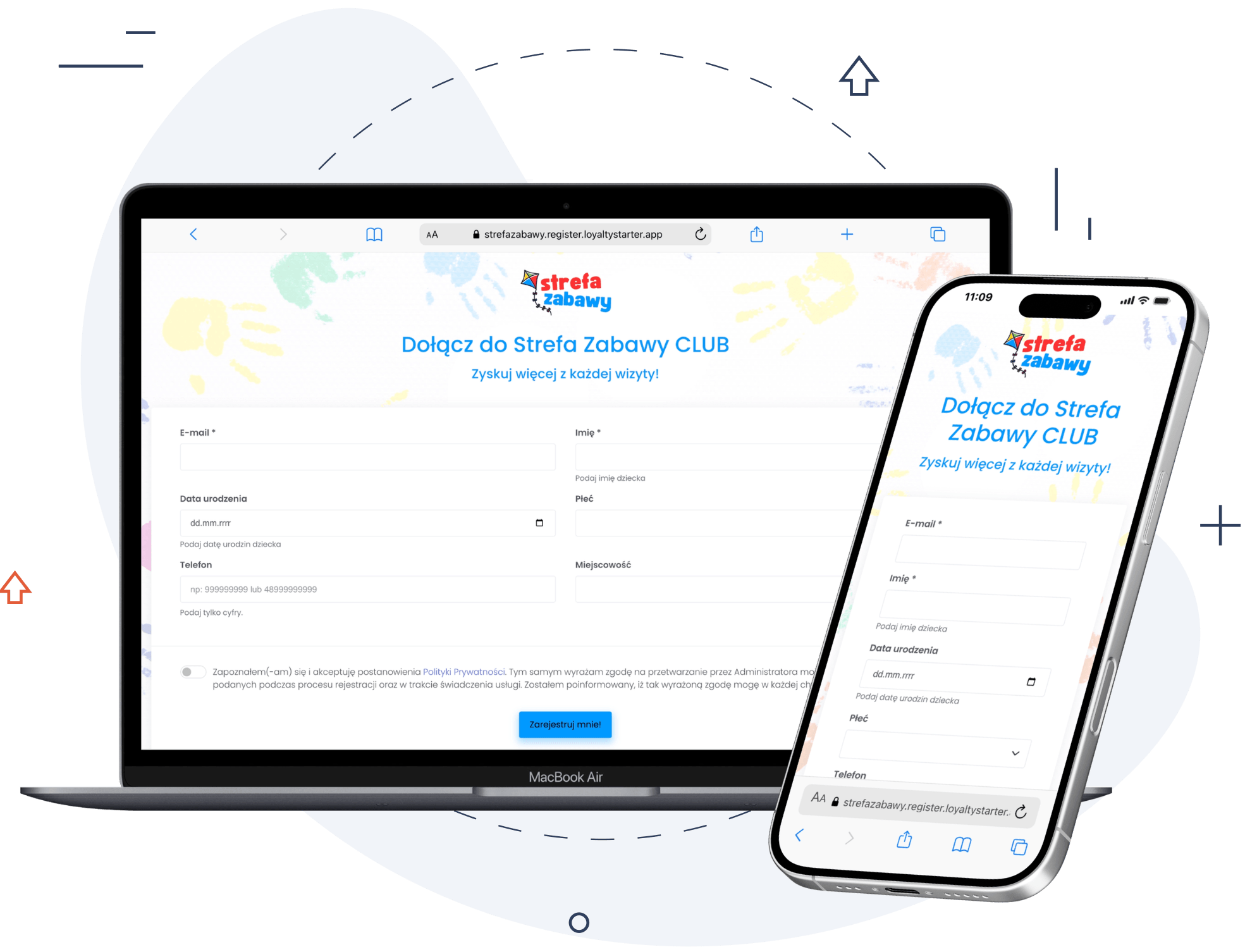 formularz rejestracji online