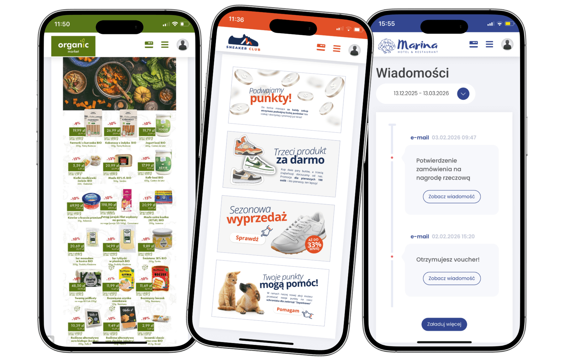 mobilna aplikacja lojalnościowa dla klientów