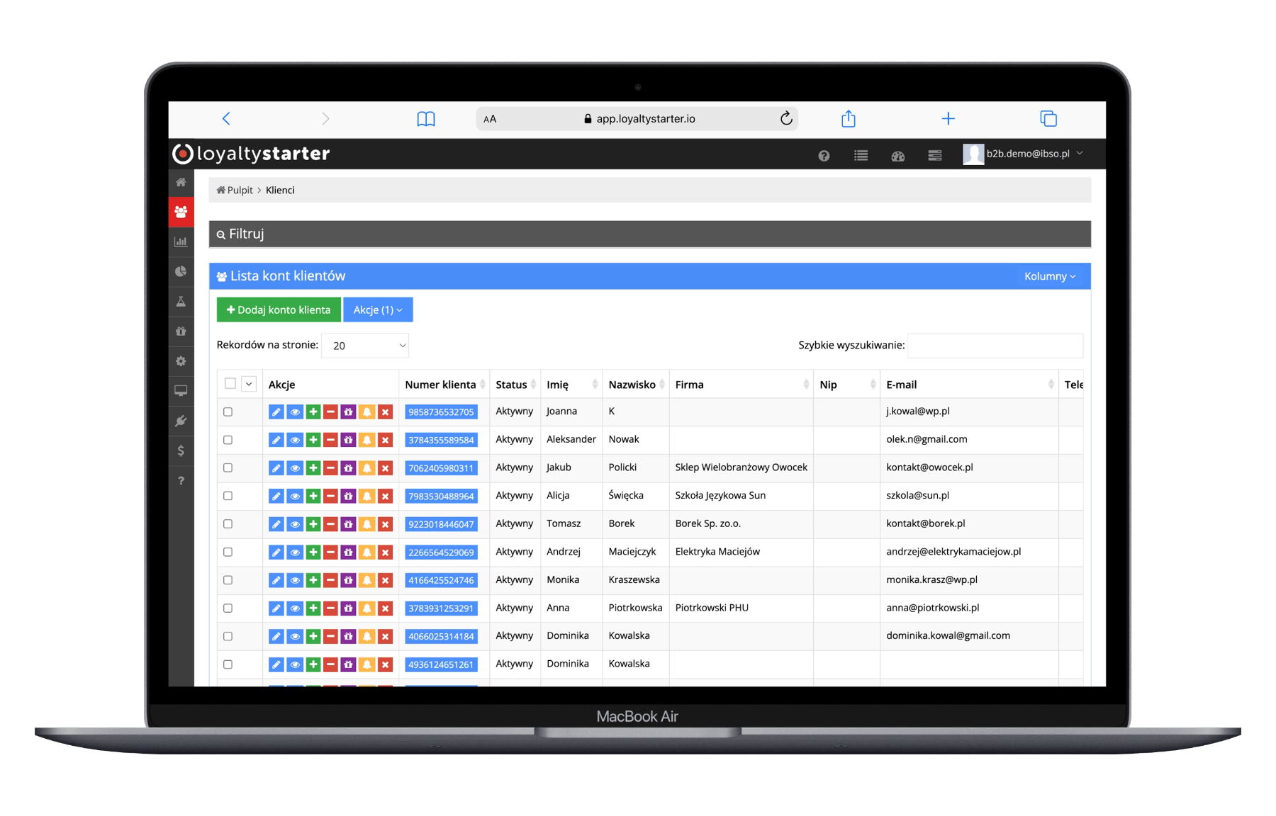 system CRM loyalty starter
