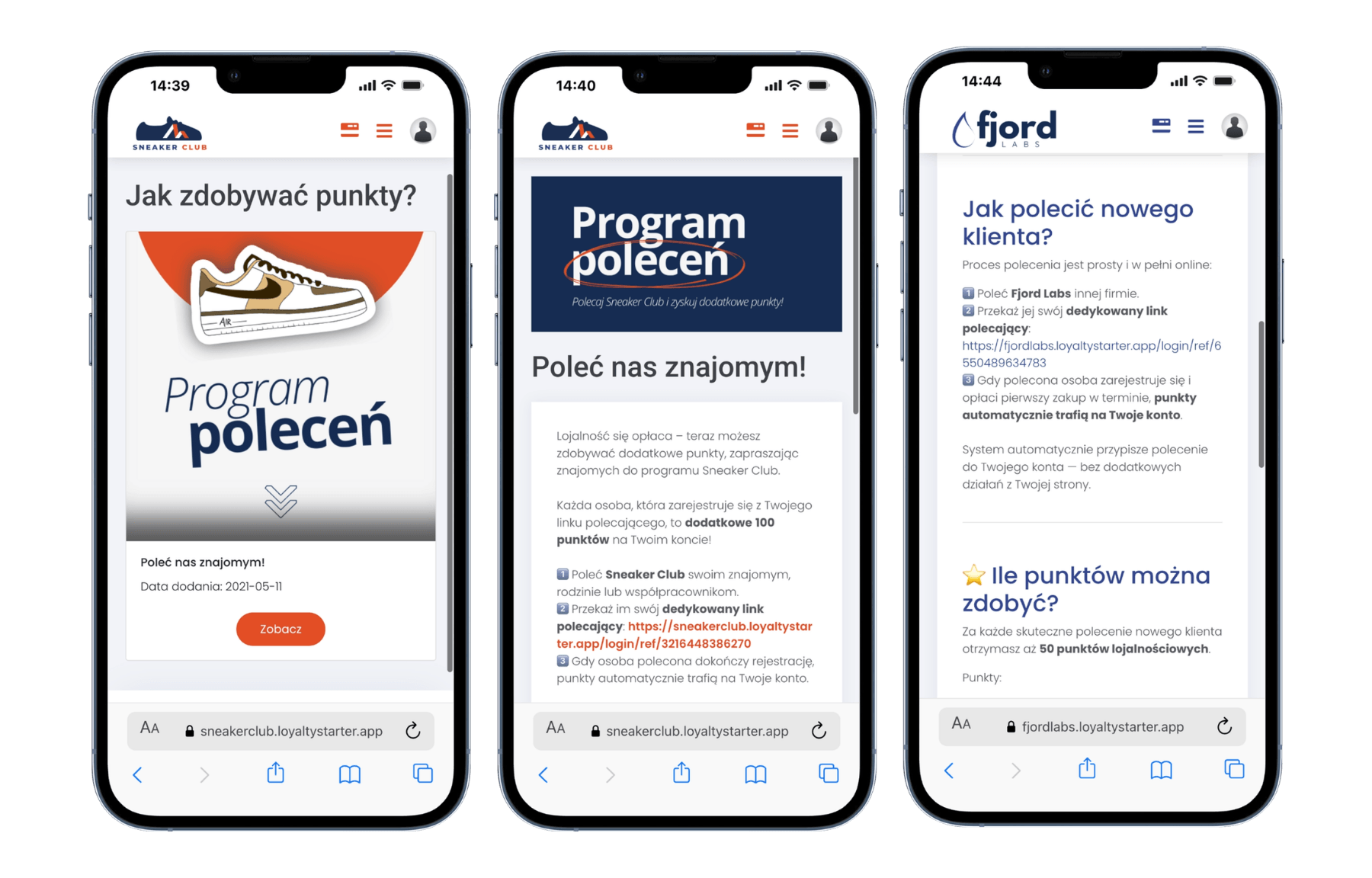 system poleceń w loyalty starter