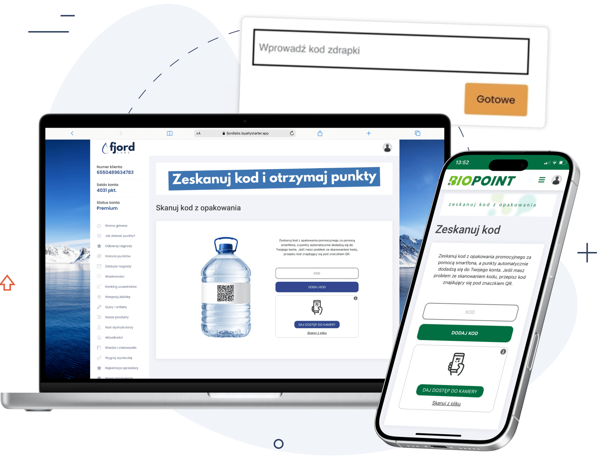 kody qr na produktach w programie wsparcia sprzedaży
