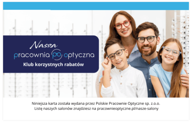 karta lojalnosciowa przyklad1 nasza pracownia optyczna