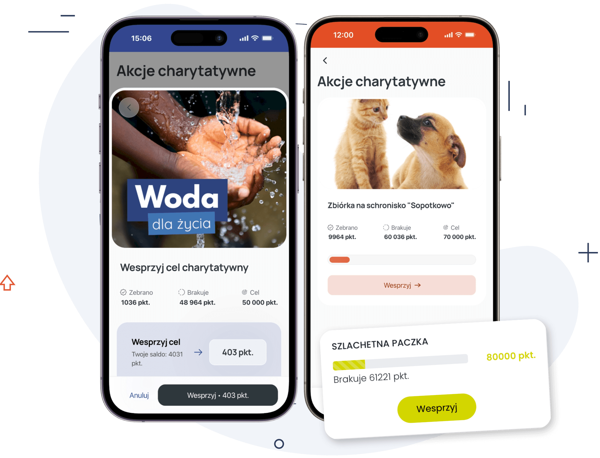 akcje charytatywne i cele grupowe w programie lojalnościowym funkcje loyalty starter